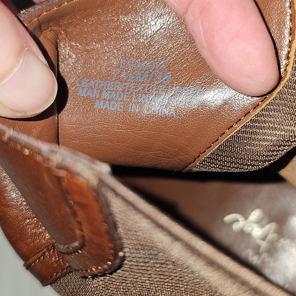 Women's Brown Leather Boots  By Crown Vintage - Picture 5 of 5